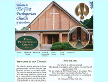 Tablet Screenshot of greenlawnpresbyterianchurch.org